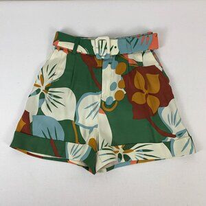 Ted Baker Floral Shorts with Belt - Perfect Summer Style in Size XS/S